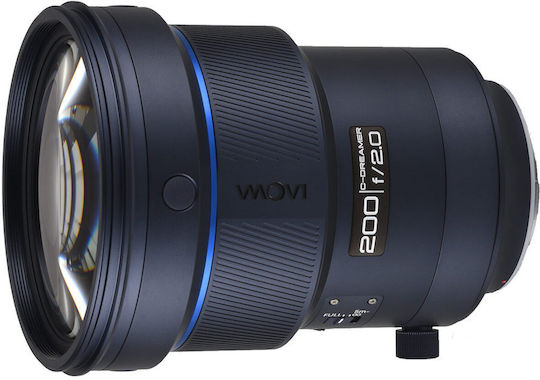 Laowa Full Frame Φωτογραφικός Φακός 200mm f/2 Σταθερός για Canon EF Mount Μαύρος