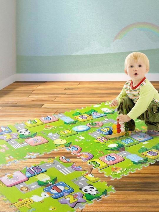 Διαδραστικό Παζλ Δαπέδου με Δρόμους 4τμχ