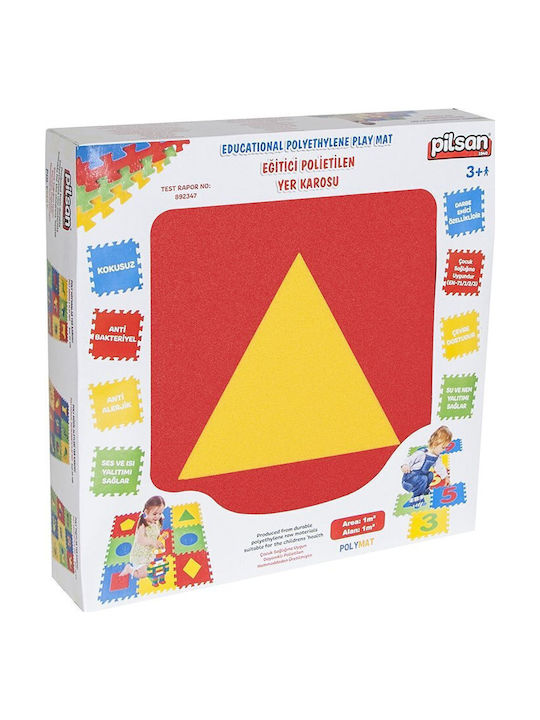 Pilsan Εκπαιδευτικό Παιδικό Παζλ Δαπέδου Geometric Shapes Educational Floor Tiles 9τμχ