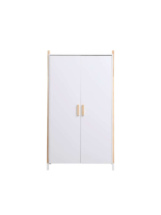 Two Door Wardrobe White