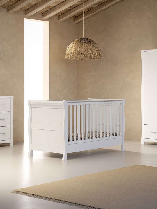 Casababy Leagăn London Alb Cu Saltea