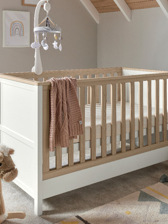 Mamas & Papas Harwell White Natural Crib
