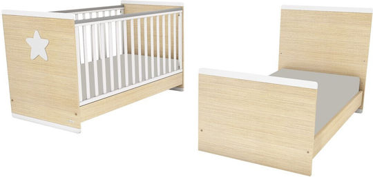 Casababy Polymorphische Babybett Primo Natural & Weiß