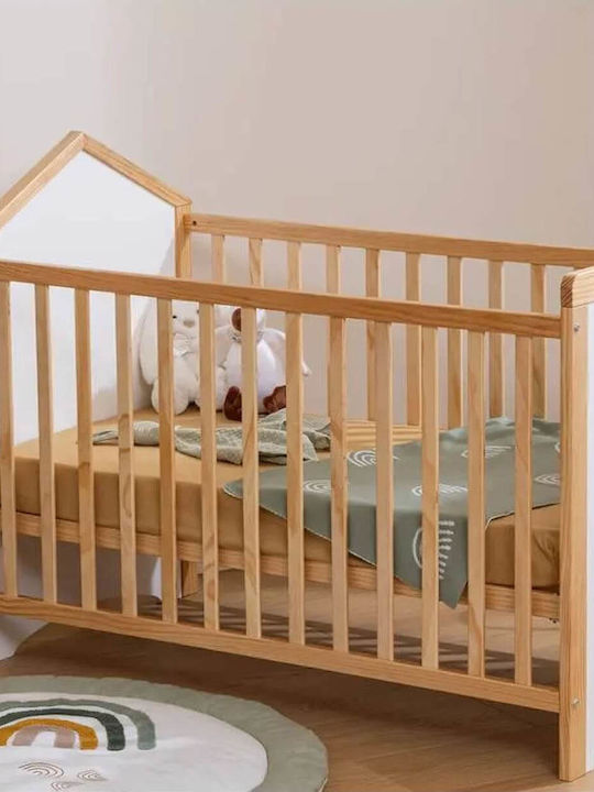Babybett Braun für Matratze 60x120cm