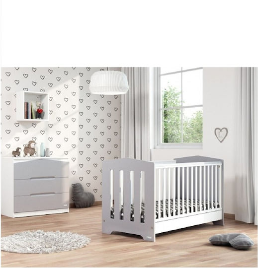 Casababy Πολυμορφική Κούνια Art White-Grey