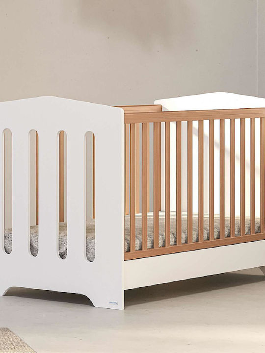 Casababy Babybett Kinderbett Art Weiß-Grau