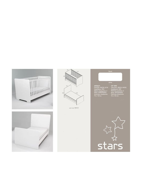 Casababy Cădiță Stars Albă