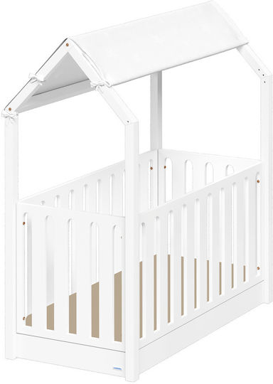 Casababy Πολυμορφική Κούνια Montessori La Maison Λευκή