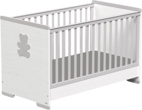Casababy Patut Polimorf Smart Alb și Gri cu Saltea