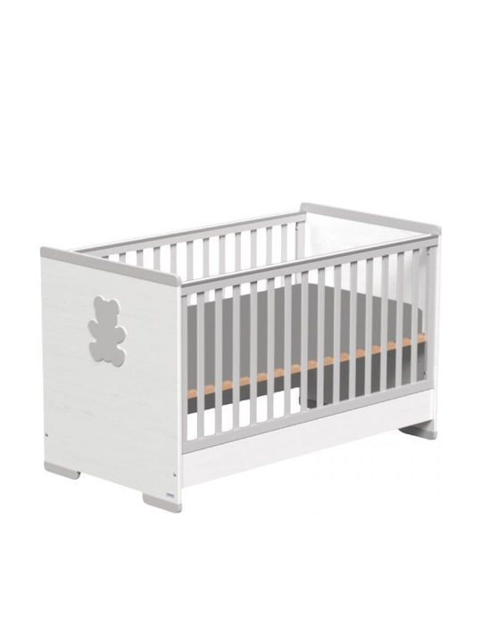 Casababy Κούνια Smart White & Grey με Στρώμα