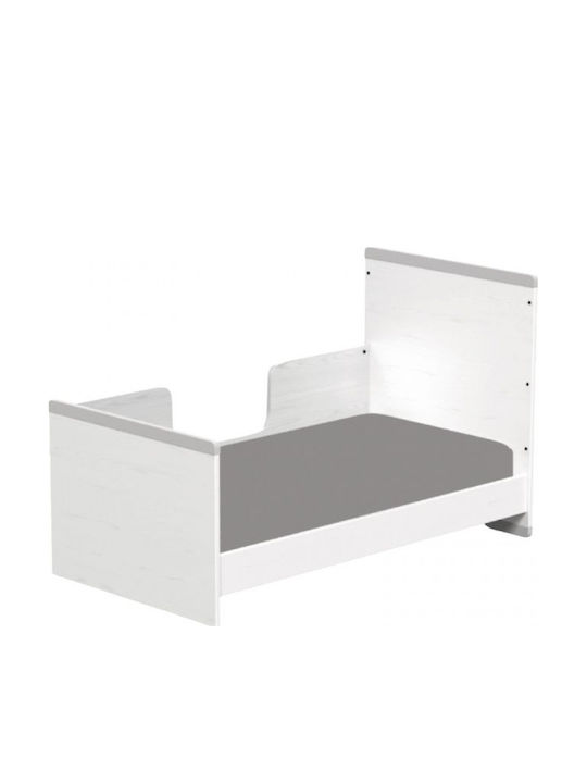 Casababy Κούνια Smart White & Grey με Στρώμα
