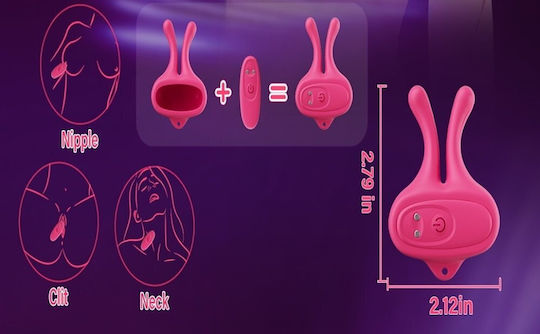 SMD Smooth Operator, 2-in-1 Nipple Stimulator & Clitoral Vibrator Clitoral Vibrator Pink