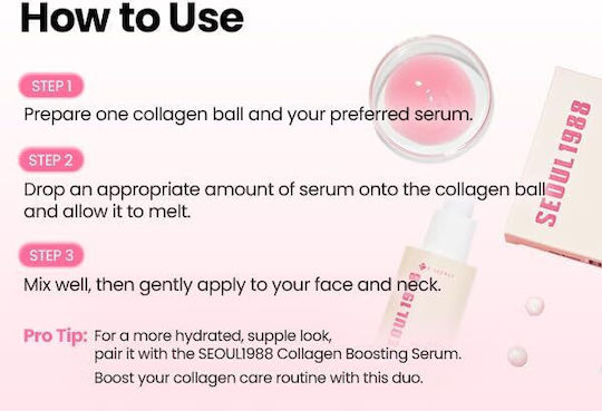 K-Secret Seoul 1988 Face Essence with Collagen for Brightening & Nourishing 7 pcs
