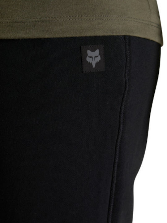 Παντελόνι Φόρμας με Λάστιχο Fleece Μαύρο