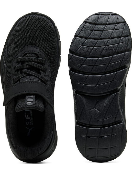 Flexfocus Flexfocus Kids Sneakers with Hoop & Loop Closure Black