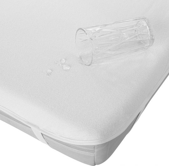 Akuku Waterproof Baby Burp Cloth White 60x120cm