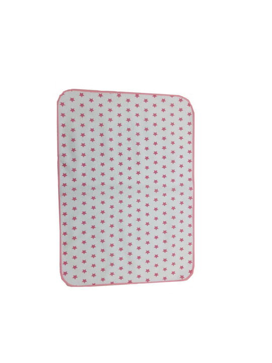 Ninetta Bebe Waterproof Baby Burp Cloth Pink 60x90cm