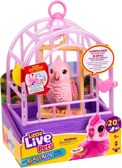 My Really Real Bird & Cage Rosie Little Live Pets For 5+ Years 25cm (Miscellaneous Designs)