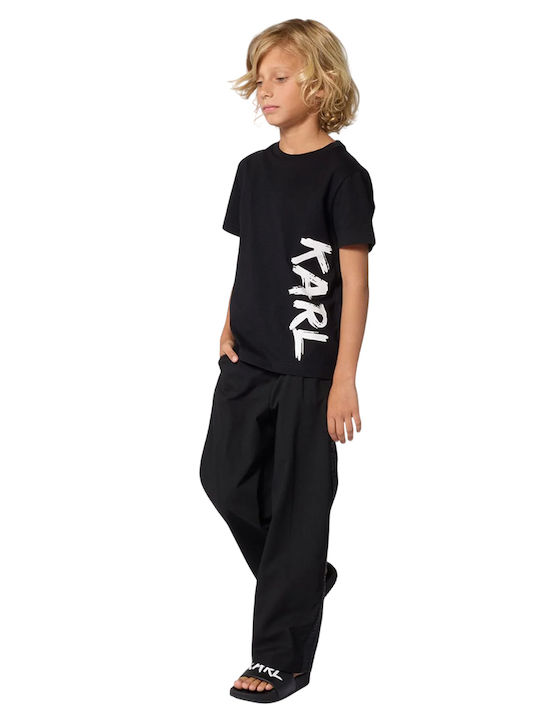 Kinder-T-Shirt Black