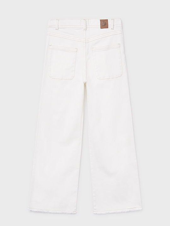 Mayoral Kids' Jeans Trousers Beige