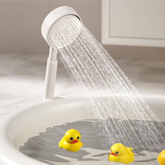 Little Mom Foldable Baby Bath with Thermometer Gray