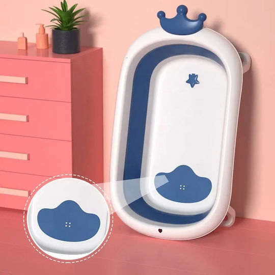 Little Mom Faltbare Babybadewanne Blau