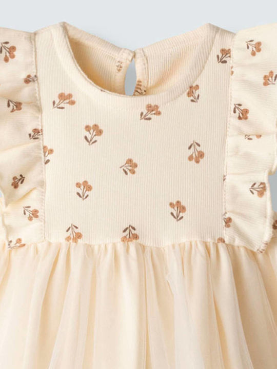 Kinderkleid Tüll Beige
