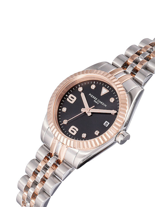 Pierre Cardin Women's Watch with Silver Metal Bracelet