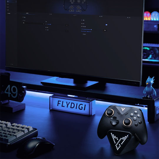 Flydigi Vader 5 Pro Cu fir & Wireless Gamepad pentru Android / PC Negru