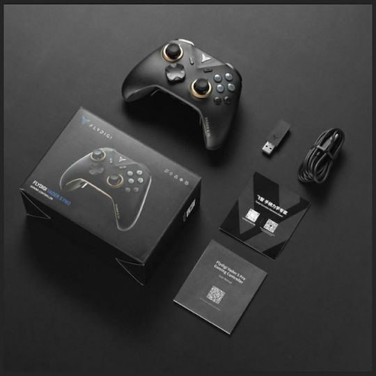Flydigi Vader 5 Pro Cu fir & Wireless Gamepad pentru Android / PC Negru