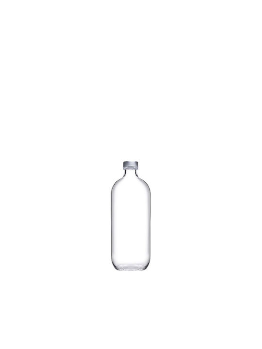 Espiel Iconic Μπουκάλι Νερού Γυάλινο με Βιδωτό Καπάκι Διάφανο 360ml