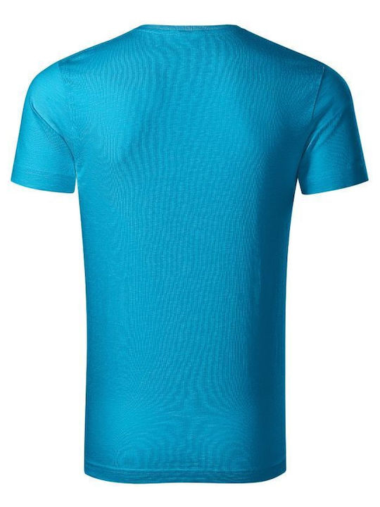 Malfini Мъжко Рекламна тениска Къс ръкав Turquoise