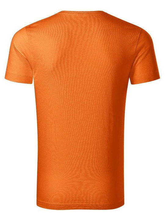 Malfini Ανδρικό Διαφημιστικό T-shirt Κοντομάνικο Orange
