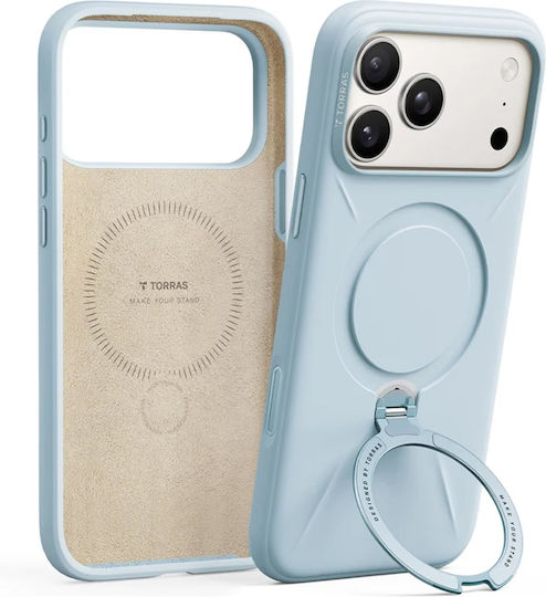 Torras Qpro 360 Full Cover Silicone Blue (iPhone 17 Pro)