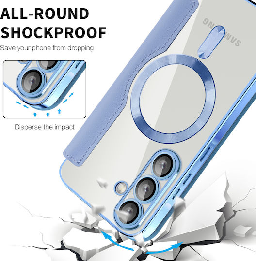 Techsuit Smartmag Buchen Sie Silikon Hellblau (Samsung Galaxy A57 5G)