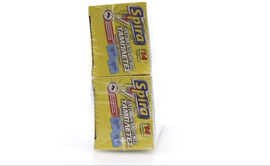 Spira Yellow Mat Εντομοαπωθητικές Ταμπλέτες για Κουνούπια 14 tabs 2τμχ