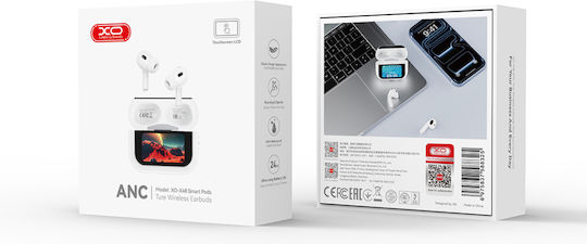 X48 In-Ear Bluetooth-Freisprecheinrichtung Kopfhörer mit Schweißresistenz und Ladeetui Weiß