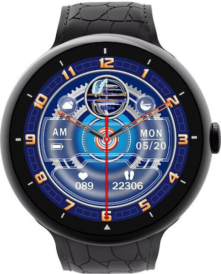 V16 Pro Max 50mm Smartwatch (Orange/Brown)