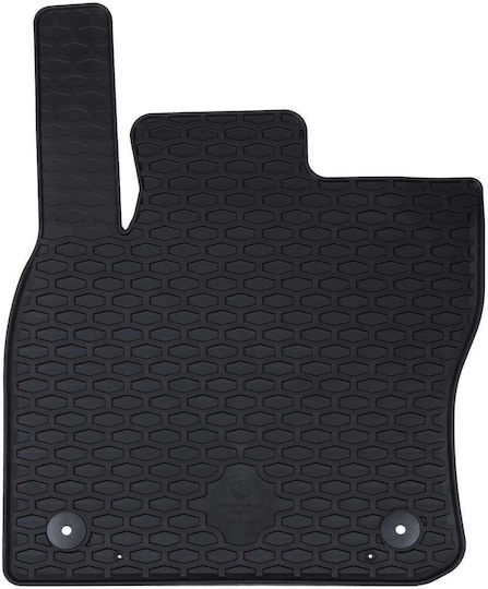 vidaXL Set Front and Back Car Mats 4 Pieces for Seat Tarraco Skoda Kodiaq Volkswagen Tiguan Allspace 2017-2023 Black