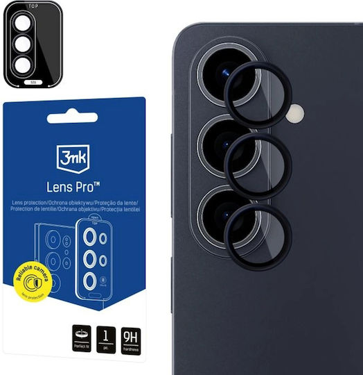 3MK Lens Protection Pro Camera Protection Tempered Glass Black for the Samsung Galaxy S26