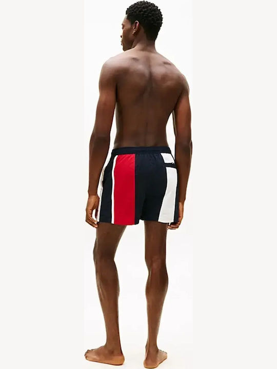 Men's Swimwear Bermuda Dark blue, White, Red