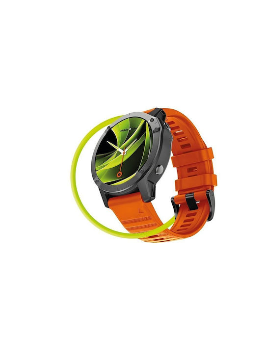 Mobile Origin Einfaches Silikon Tragbare Bänder 22mm Orange Mo-ess-22-org