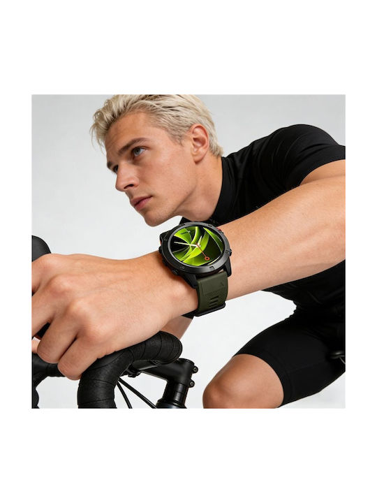 Mobile Origin Easy Strap Watch 22mm Dark Green Mo-es22-dgrn