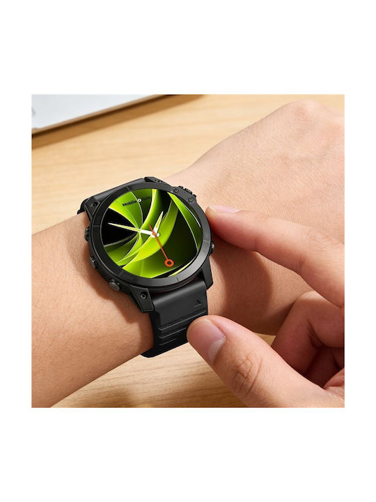 Mobile Origin Einfaches Silikon-Tragbares Band 20mm Schwarz