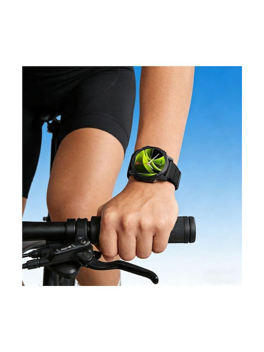 Mobile Origin Einfaches Silikon-Tragbares Band 20mm Schwarz