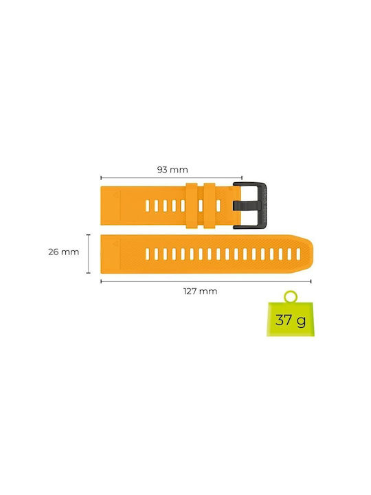 Mobile Origin Easy Strap Watch 26mm Yellow Mo-es26-ylw