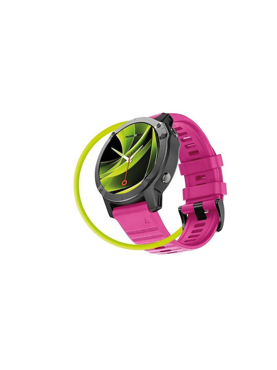 Mobile Origin Easy Strap Silicone Watch 20mm Pink Mo-ess-20-pnk