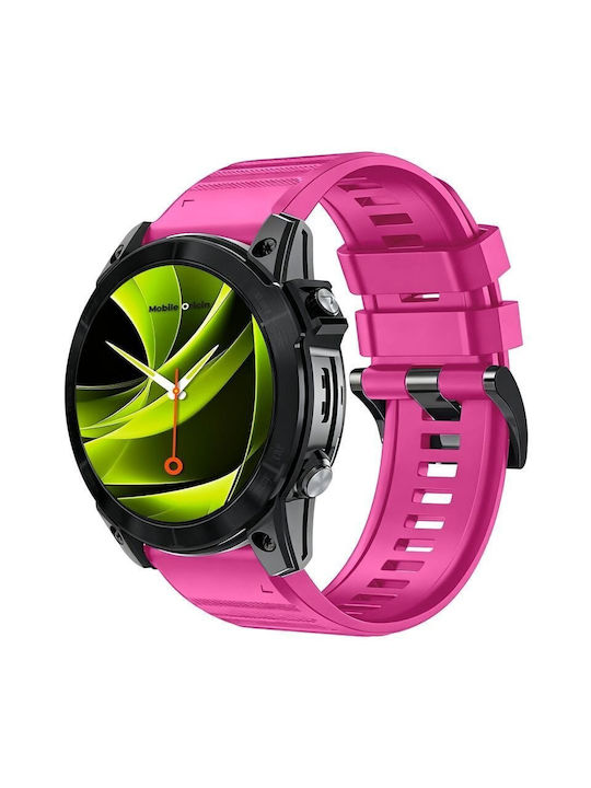 Mobile Origin Easy Strap Silicone Watch 20mm Pink Mo-ess-20-pnk
