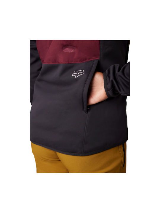 Fox Ranger Cycling Windbreaker Jacket Long sleeve Red