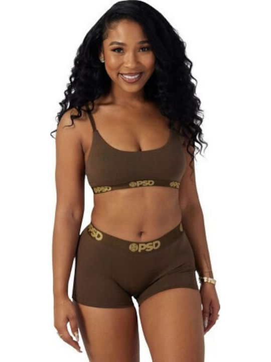 Women's Bra without Padding Cocoa
